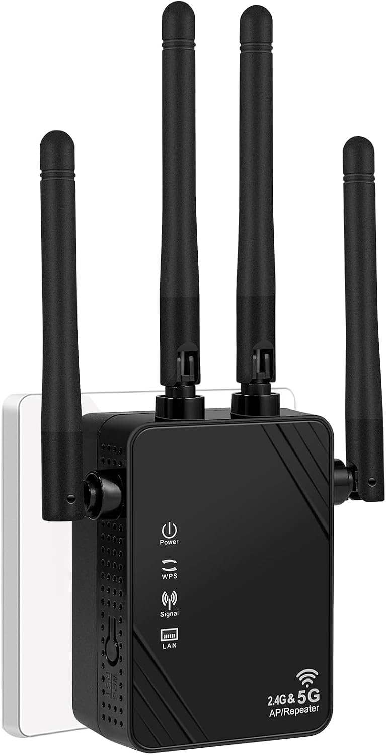 Répétiteur Wi-Fi Double Bande 1200 Mbps - 30% de remise