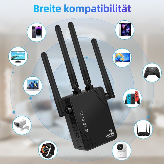 Répétiteur Wi-Fi Double Bande 1200 Mbps - 30% de remise