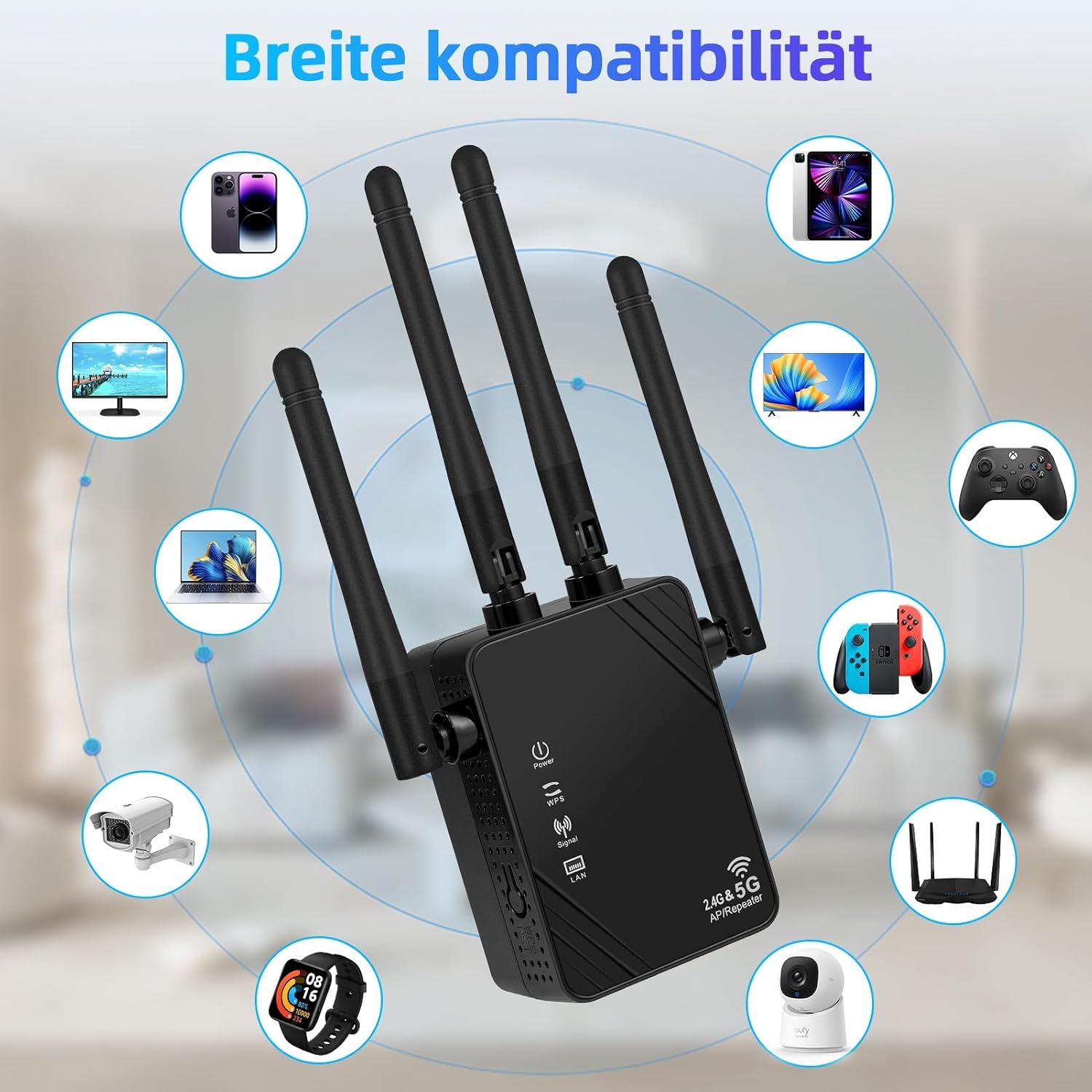 Répétiteur Wi-Fi Double Bande 1200 Mbps - 30% de remise