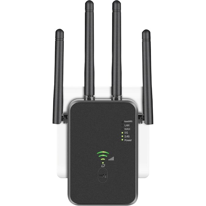 Répétiteur Wi-Fi 360° 1200 Mbit/s - Noir - 30% de remise