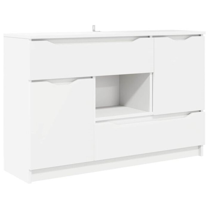 Vidaxl Buffet blanc design 100 cm - 35% de remise