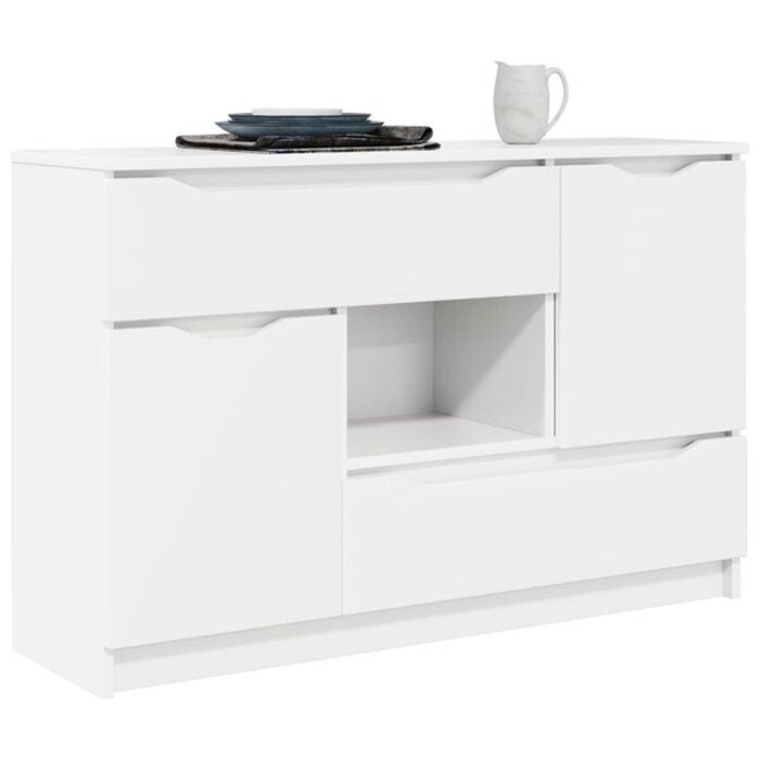 Vidaxl Buffet blanc design 100 cm - 35% de remise