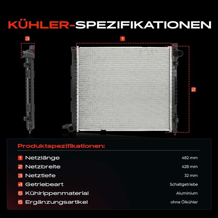 Frankberg Radiateur Freelander L314 Diesel Boîte Manuelle - 34% de remise