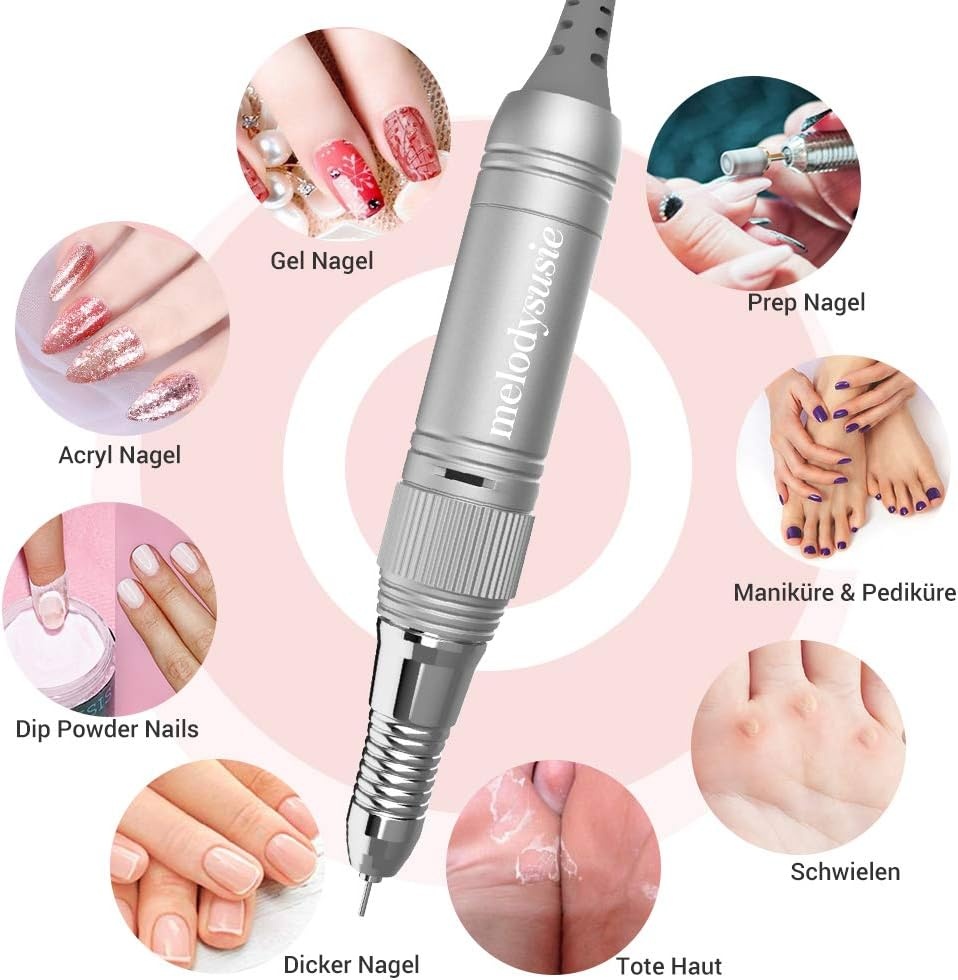 Ponceuse à ongles électrique 30 000 tr/min - Blanc - 33% de remise