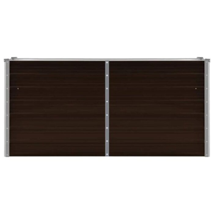 Vidaxl Jardinière surélevée acier galvanisé 160x40x77cm - 33% de remise