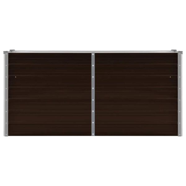 Vidaxl Jardinière surélevée acier galvanisé 160x40x77cm - 33% de remise