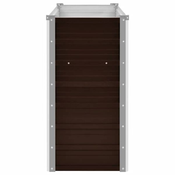 Vidaxl Jardinière surélevée acier galvanisé 160x40x77cm - 33% de remise