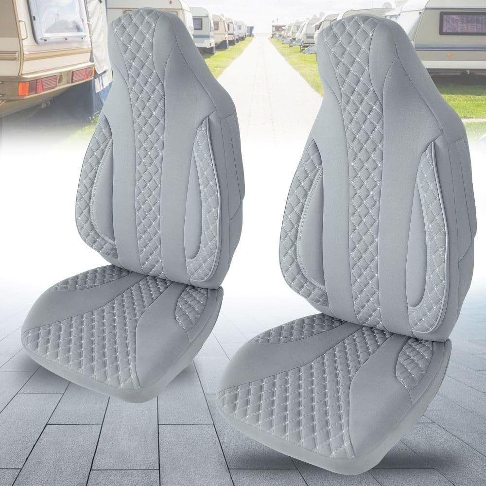 Housses de sièges camping-car FIAT Ducato - 34% de remise - Gris