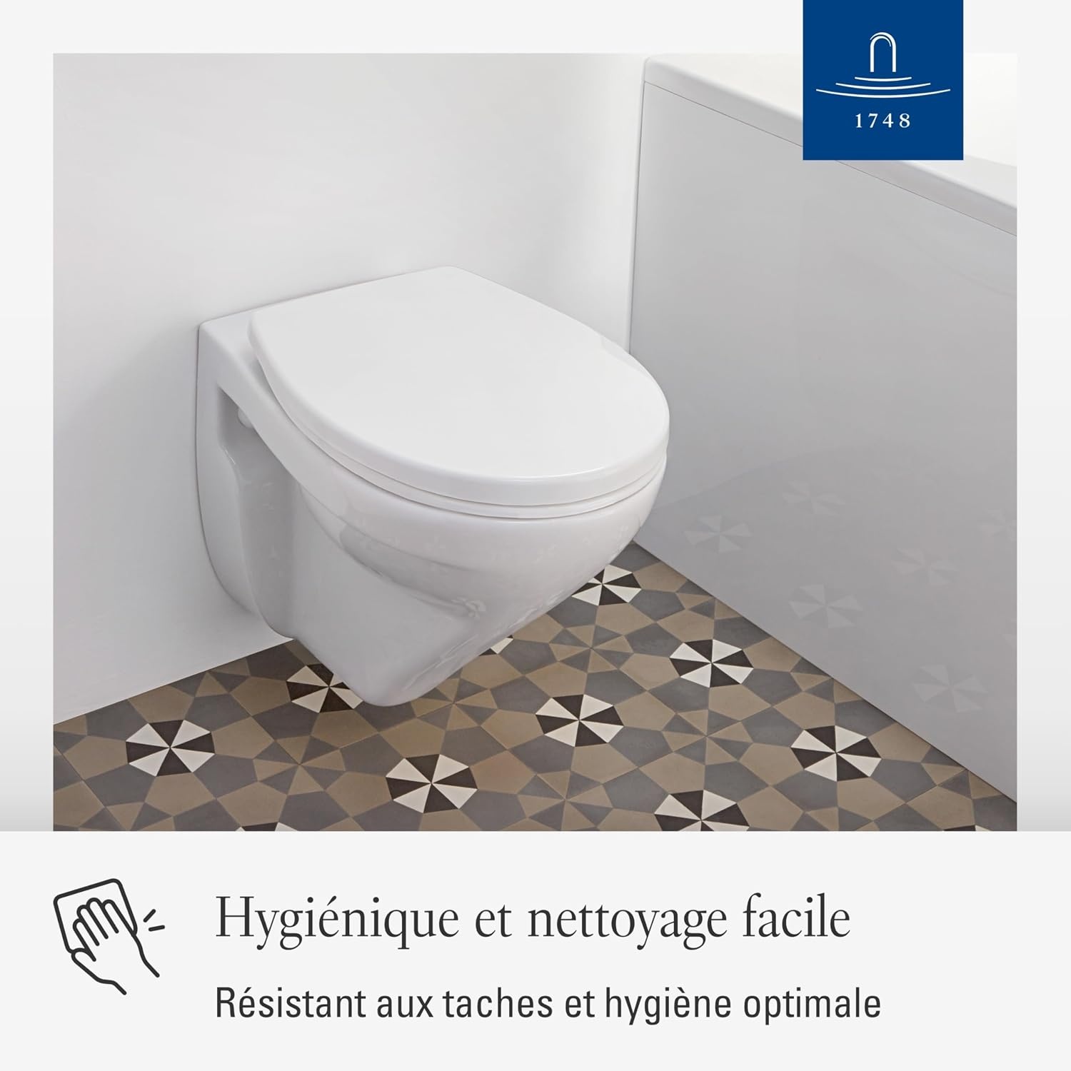Abattant WC Ovale en Duroplast - Blanc Alpin - 34% de remise