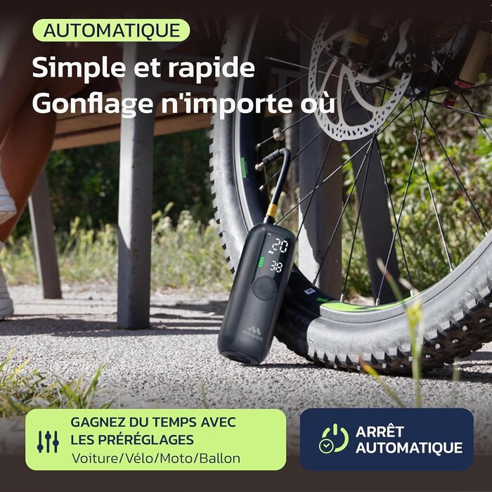 Compresseur d'air portable sans fil 150 PSI - Zwart, Taille S - 32% de remise