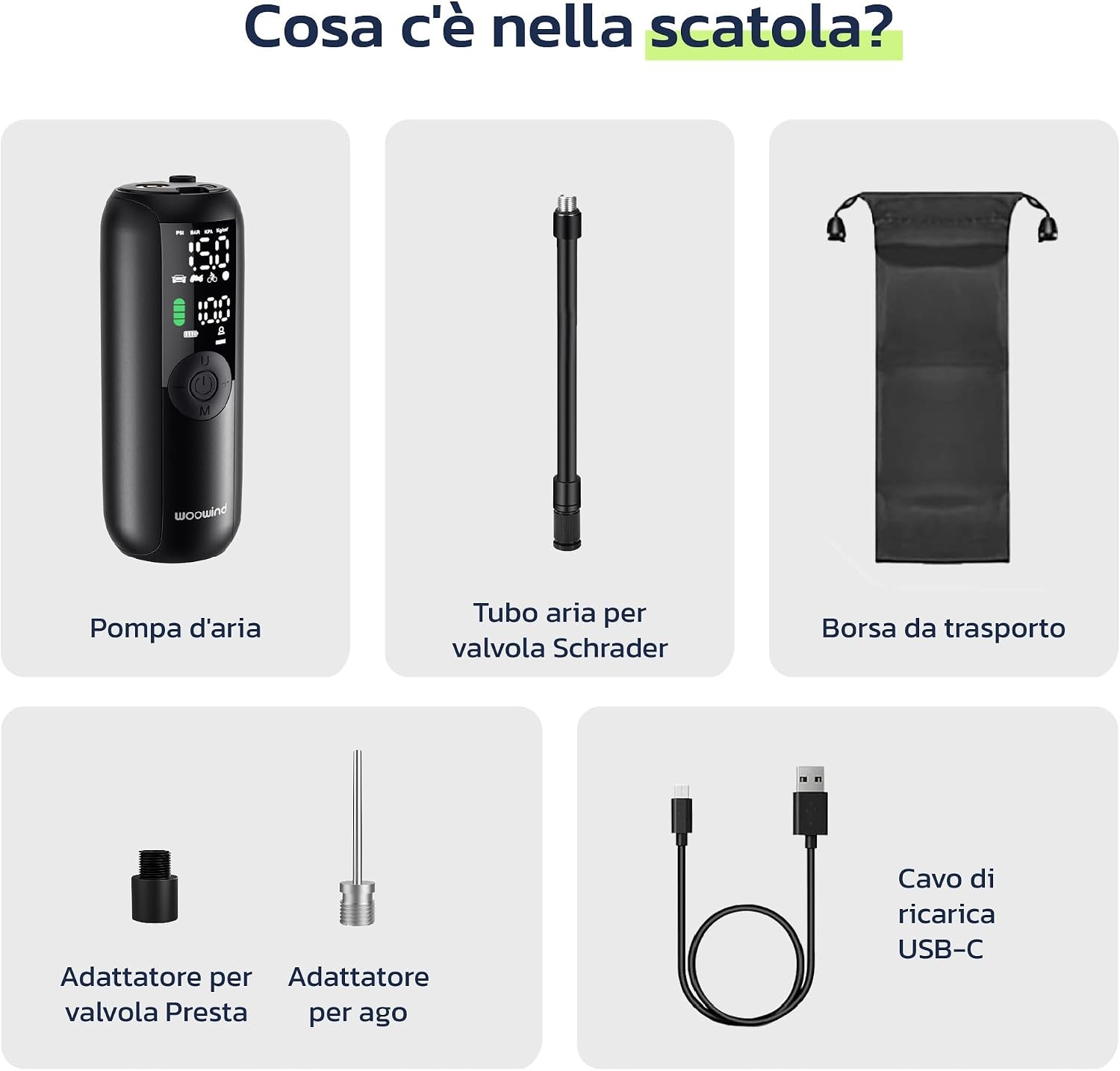 Compresseur d'air portable sans fil 150 PSI - Zwart, Taille S - 32% de remise