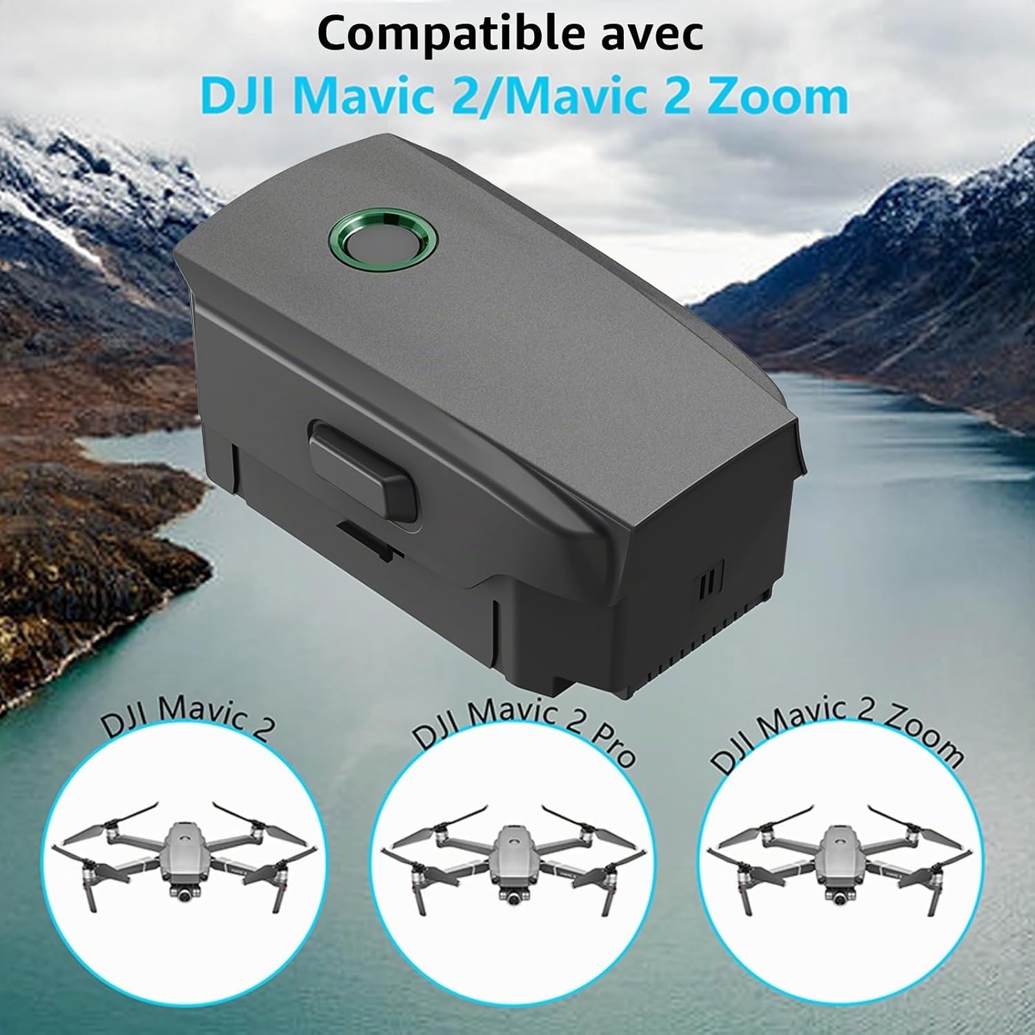 Batterie pour Drone Mavic 2 Pro et Zoom - 3850 mAh - 34% de remise