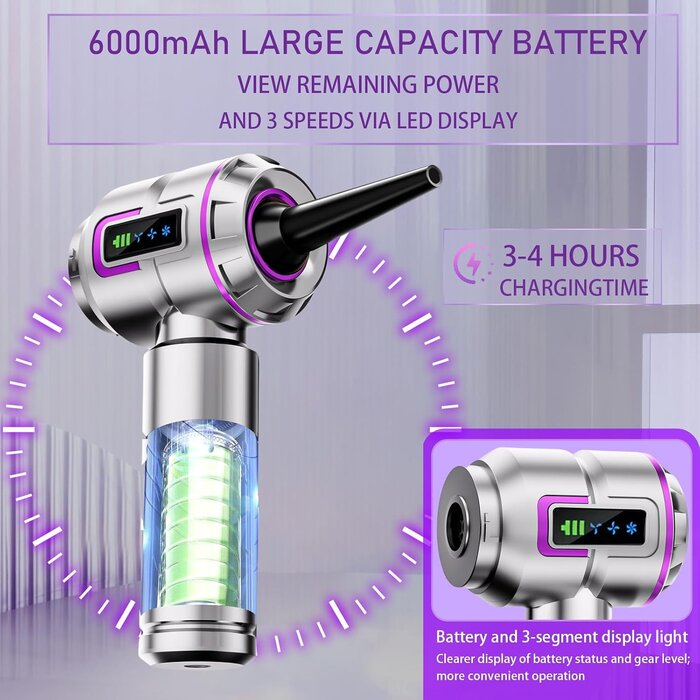 Aspirateur à main sans fil 4-en-1 avec soufflerie - 31% de remise