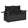 Banc de jardin 2 places en polyrotin - 35% de remise