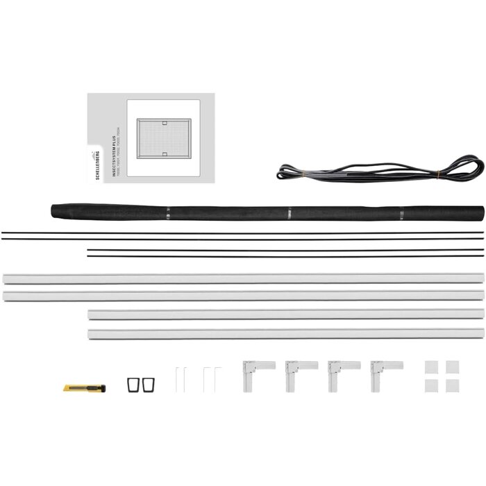 Moustiquaire de fenêtre 100x120 cm - Aluminium blanc - 32% de remise