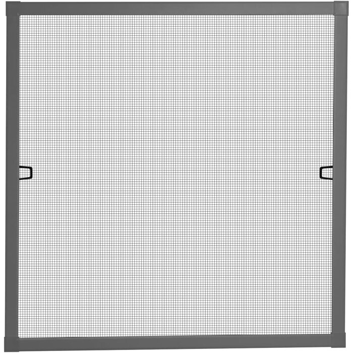 Moustiquaire de fenêtre 100x120 cm - Aluminium blanc - 32% de remise