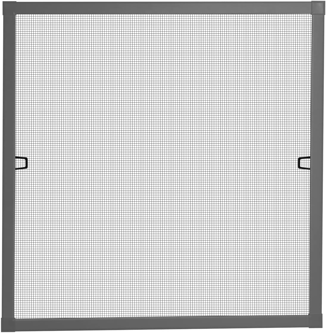 Moustiquaire de fenêtre 100x120 cm - Aluminium blanc - 32% de remise
