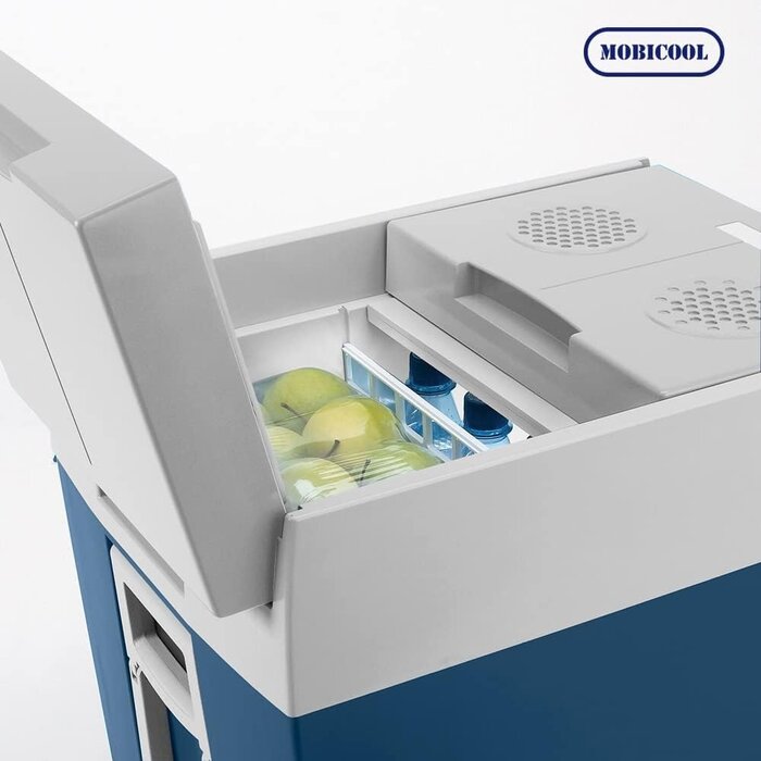 Glacière portable 48L - 12V/230V - Bleue - 34% de remise