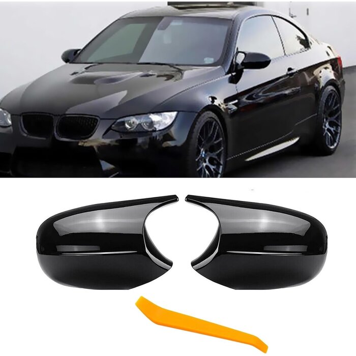 Coques de rétroviseurs Zwart S pour BMW - Noir brillant - 33% de remise