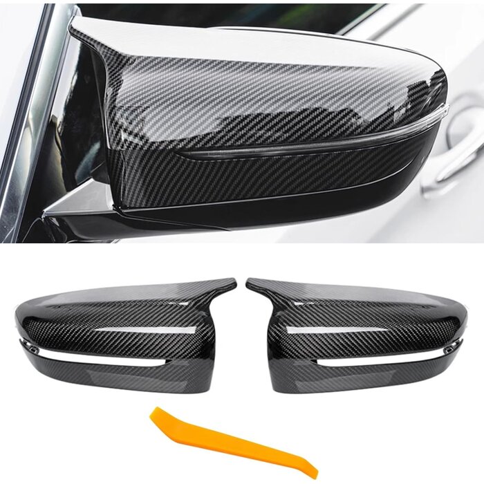 Coques de rétroviseurs Zwart S pour BMW - Noir brillant - 33% de remise