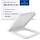 Abattant WC carré SoftClose blanc alpin - 34% de remise