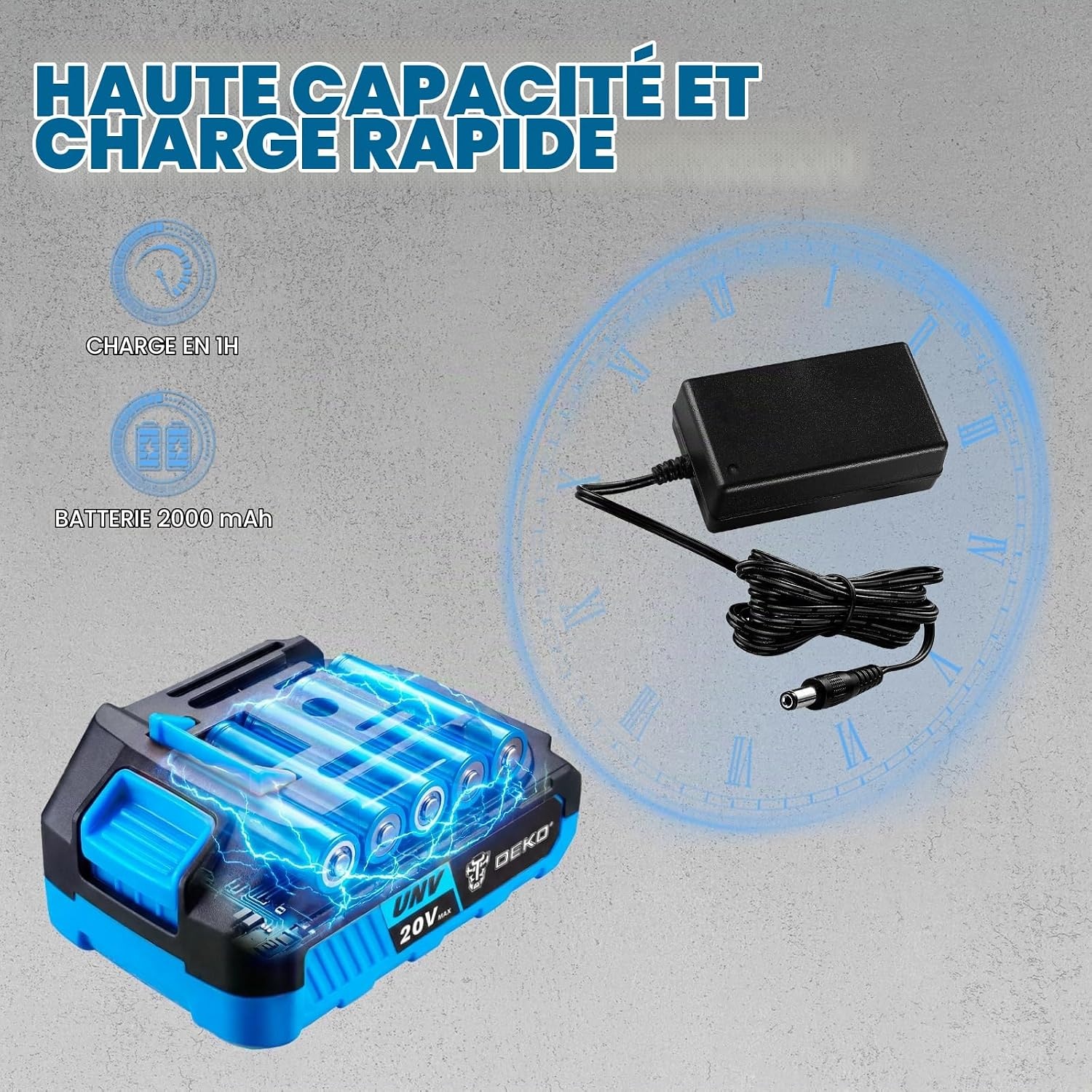 Ponceuse excentrique 125mm 20V Zwart grijs S - 31% de remise