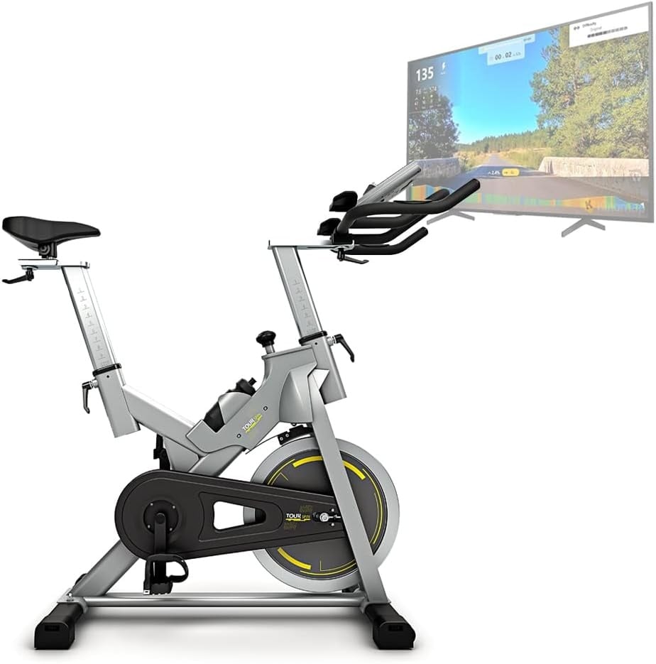 Vélo de spinning pro 25 kg - Connecté Kinomap - 30% de remise