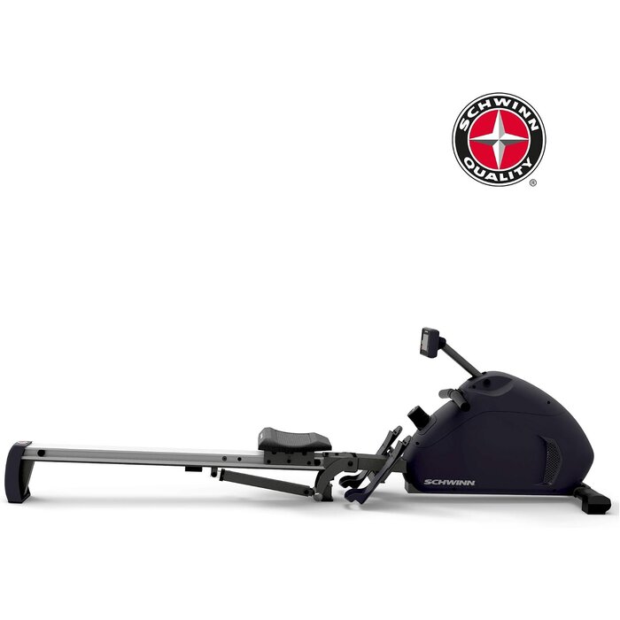 Rameur magnétique 10 niveaux - 30% de remise - Noir et gris