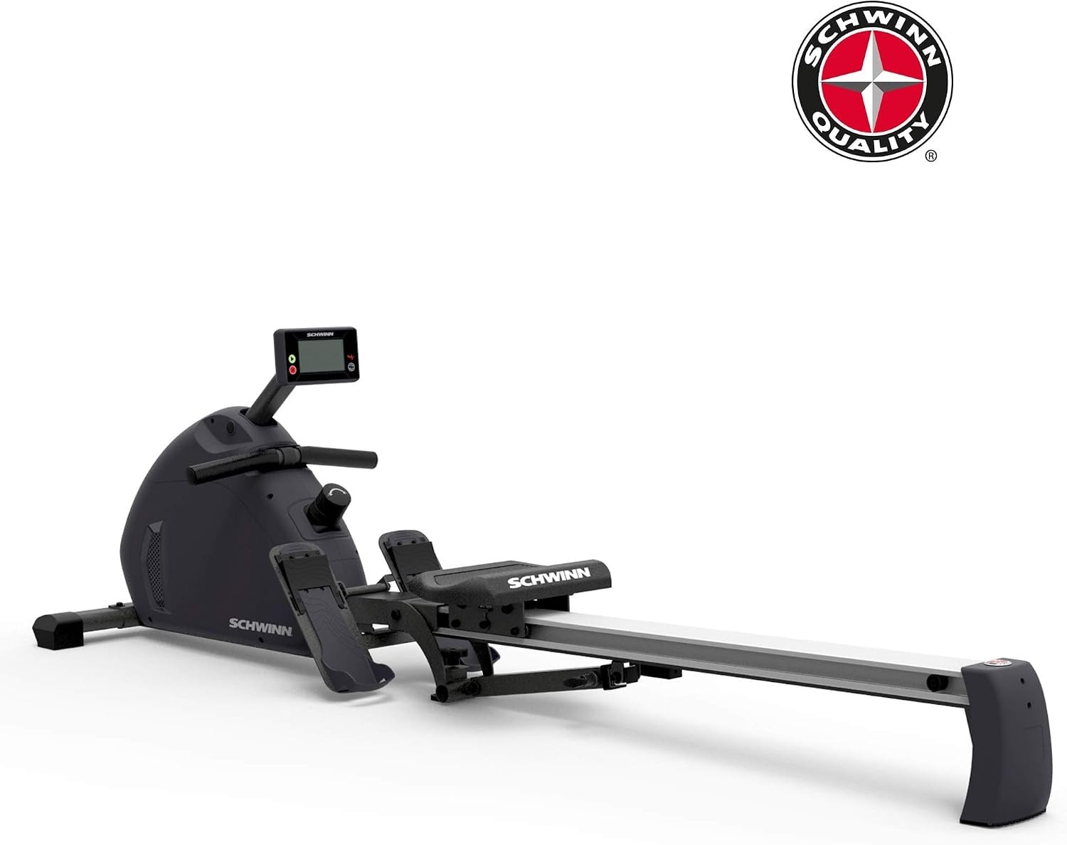 Rameur magnétique 10 niveaux - 30% de remise - Noir et gris