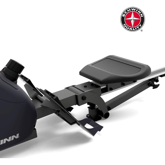Rameur magnétique 10 niveaux - 30% de remise - Noir et gris