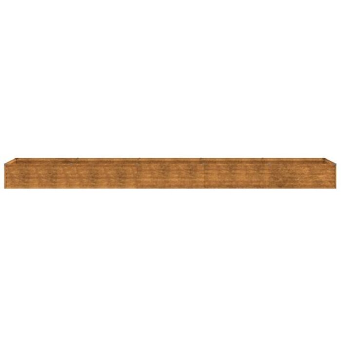 Vidaxl Jardinière en acier corten 482x50x36cm - 34% de remise - Déballée