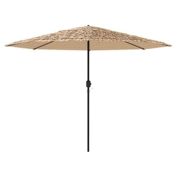 Vidaxl Parasol de jardin effet paille 388x388 cm - Marron - 34% de remise