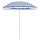Parasol de jardin inclinable 240 cm bleu et blanc - 31% de remise