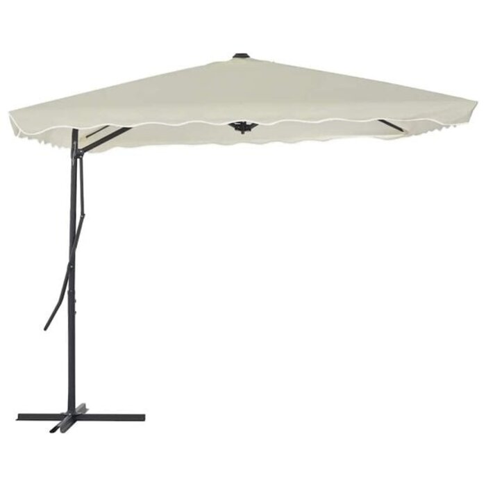Vidaxl Parasol de jardin 250x250 cm sable - 34% de remise