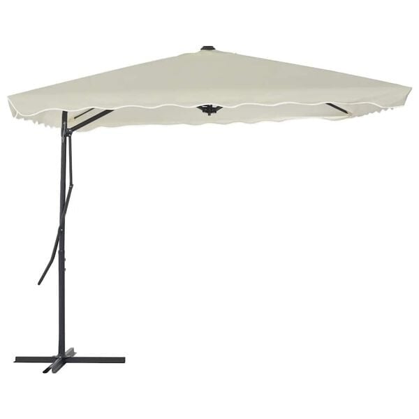 Vidaxl Parasol de jardin 250x250 cm sable - 34% de remise