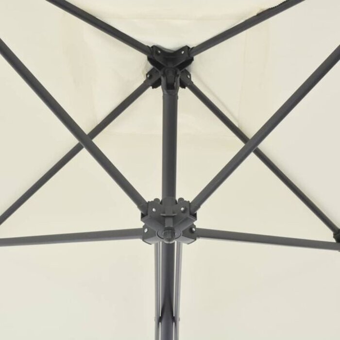Vidaxl Parasol de jardin 250x250 cm sable - 34% de remise