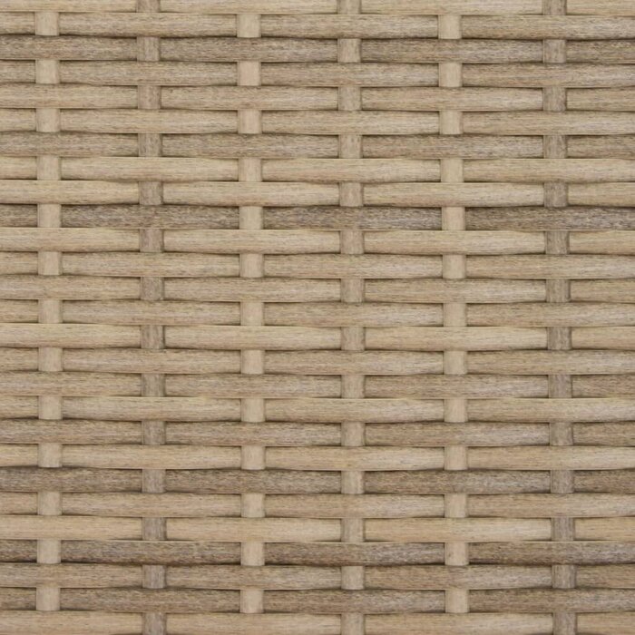 Vidaxl Banc de jardin 2 places avec repose-pieds - Beige - 35% de remise