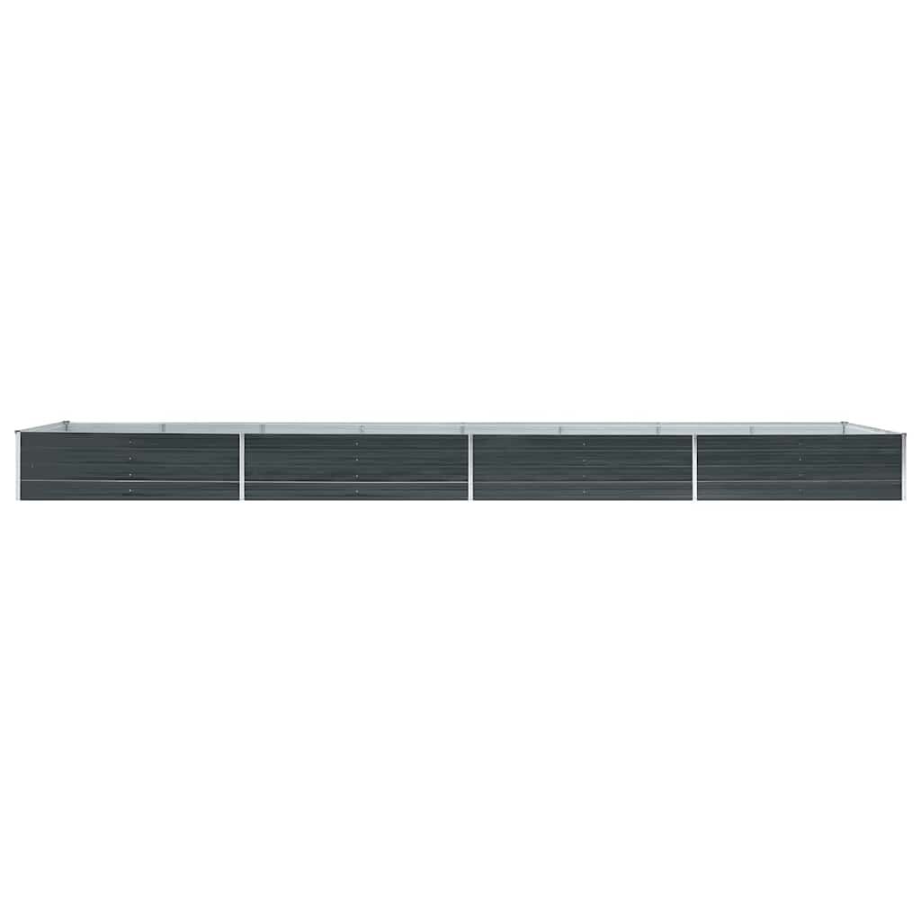 Vidaxl Grande jardinière en acier galvanisé anthracite - 600 cm - 34% de remise