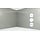 Tringle à rideau de douche d'angle 140x140 cm - Blanc - 33% de remise