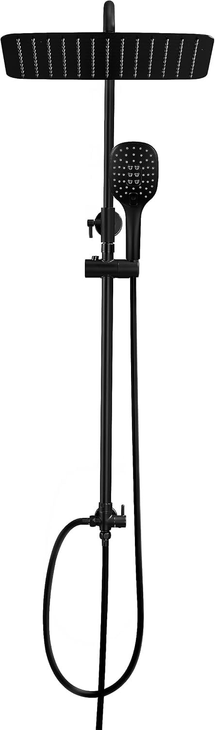 Colonne de douche hydromassante chromée 20x20cm - 33% de remise