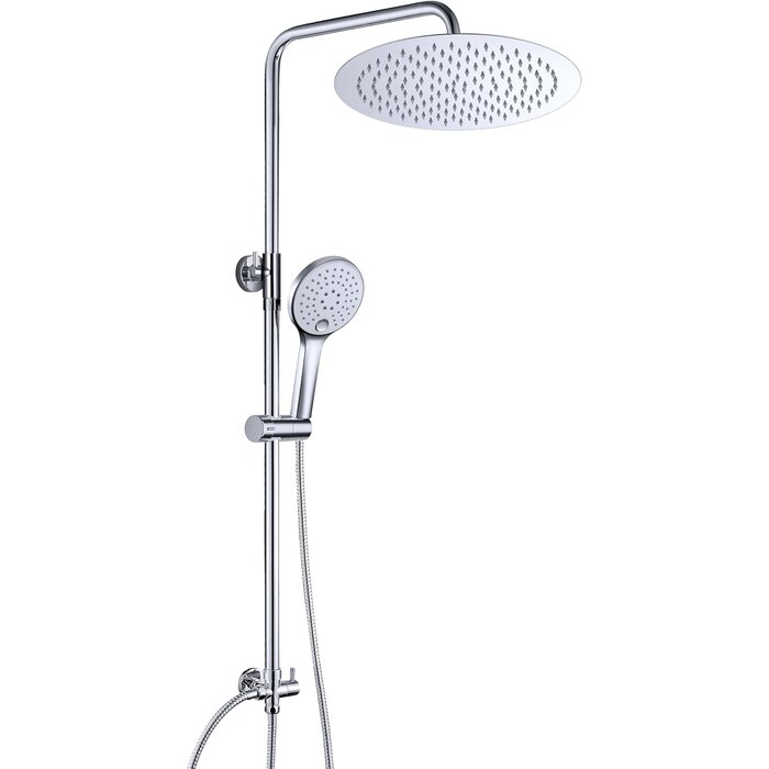 Colonne de douche hydromassante chromée 20x20cm - 33% de remise