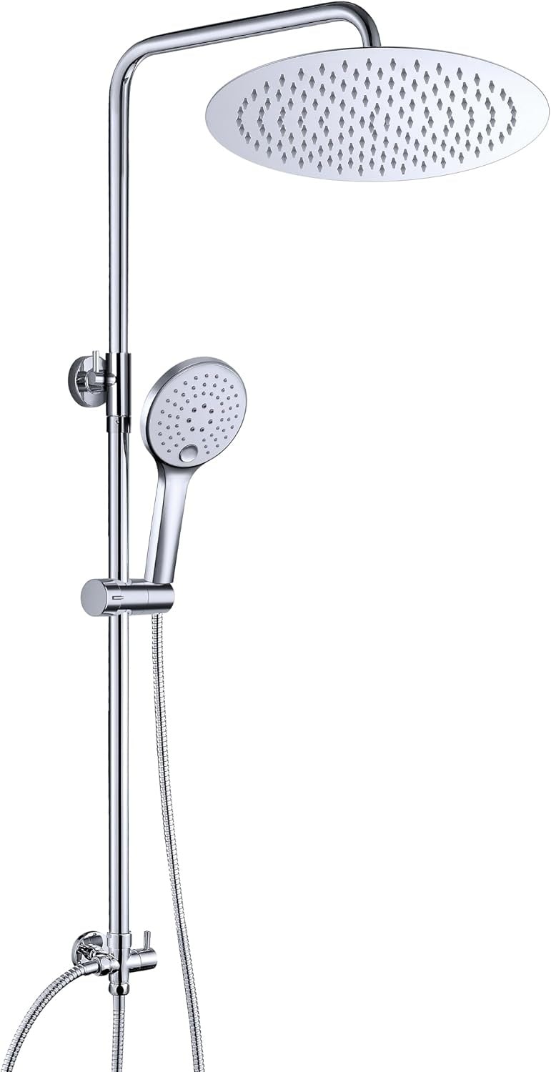 Colonne de douche hydromassante chromée 20x20cm - 33% de remise