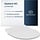 Abattant WC universel ovale frein de chute - Blanc - 32% de remise