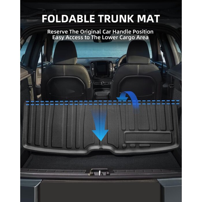 Tapis de coffre sur mesure - Volvo XC40 & C40 (2018-2026) - 34% de remise