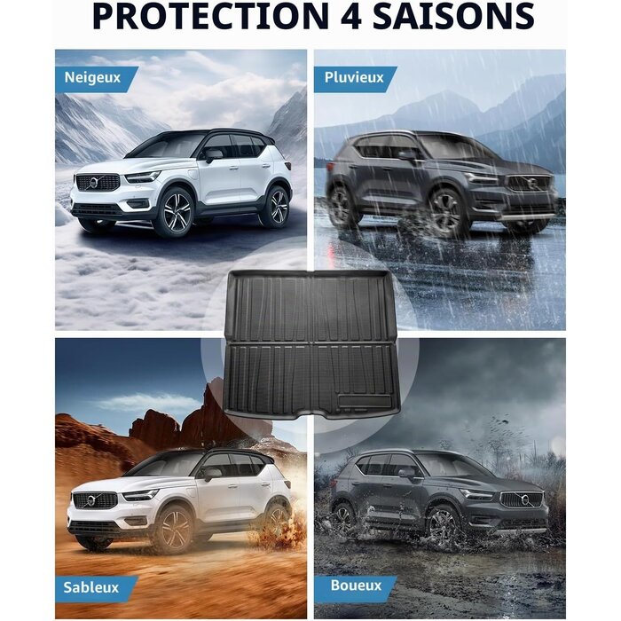 Tapis de coffre sur mesure - Volvo XC40 & C40 (2018-2026) - 34% de remise