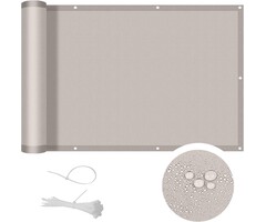 Brise-vue 100x400 cm Beige Taille M - 39% de remise