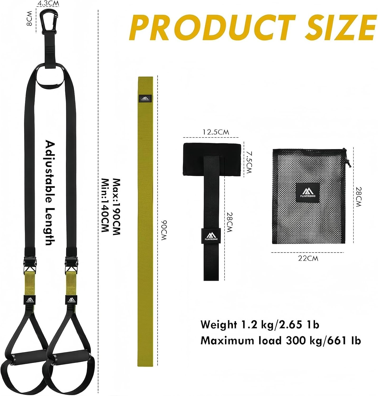 Kit d'entraînement en suspension Zwart geel taille S - 31% de remise