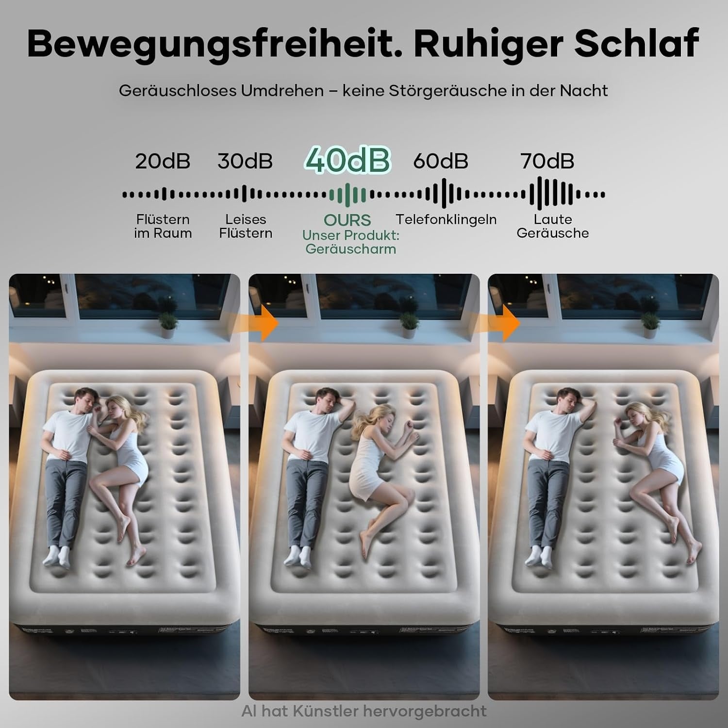 Matelas pneumatique autogonflant 2 pers. Zwart grijs M - 33% de remise