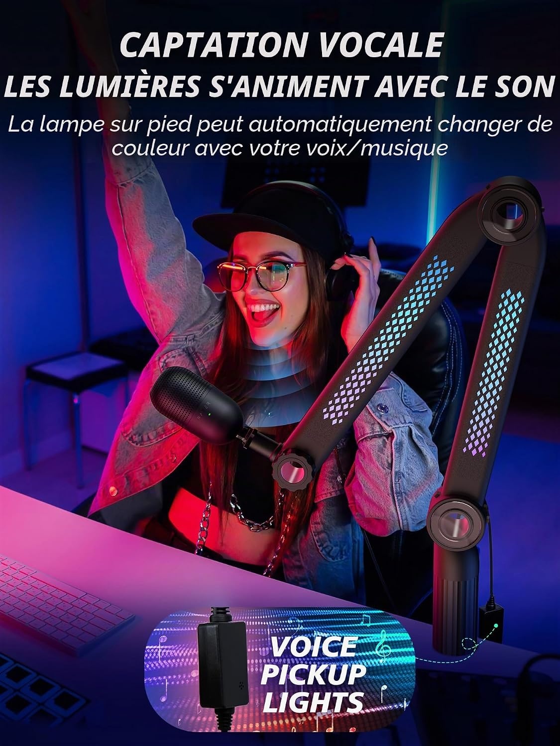 Bras de micro articulé RGB, taille M, noir - 34% de remise