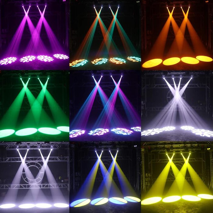 Lyre LED 50W DJ - 8 Gobos et 8 Couleurs - DMX 512 - 34% de remise